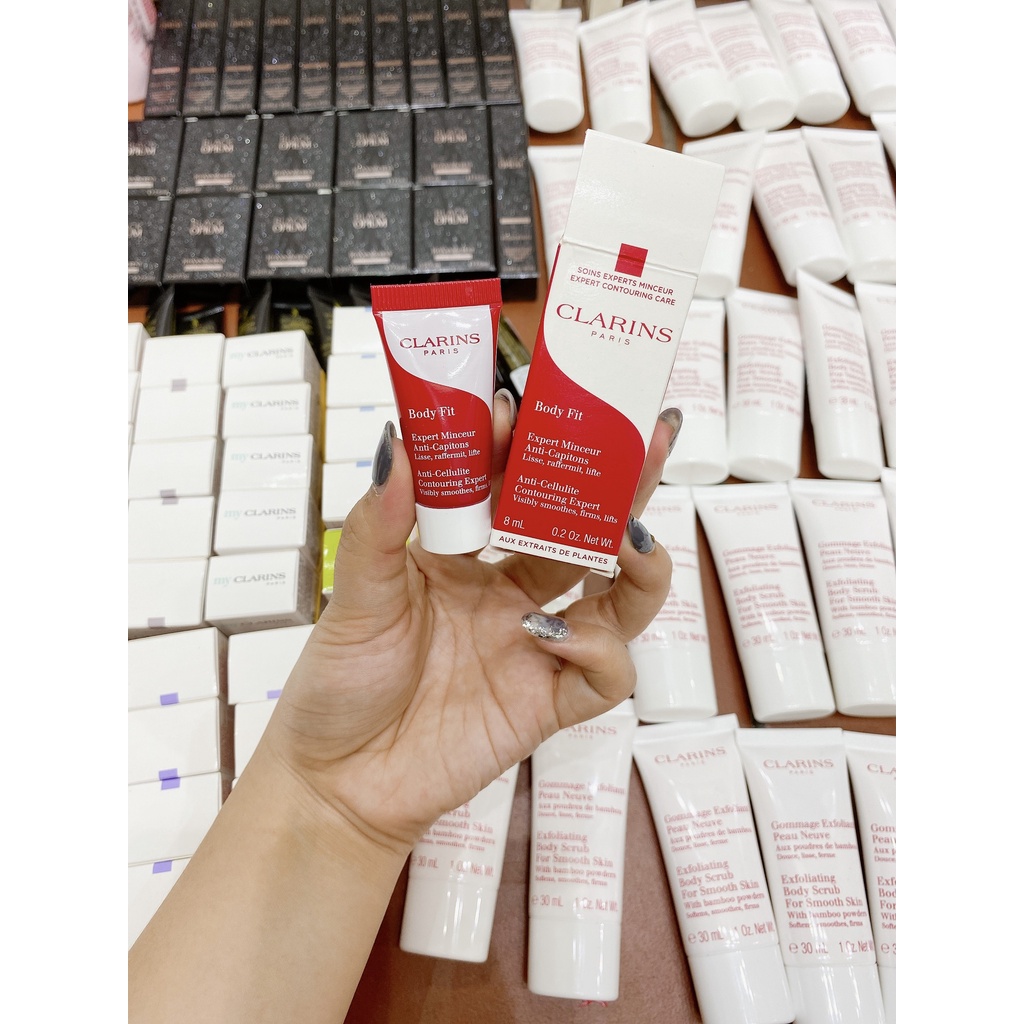 Kem Làm Săn Chắc Thon Gọn Cơ Thể Clarins Body Fit Anti-Cellulite Contouring Expert 8ml