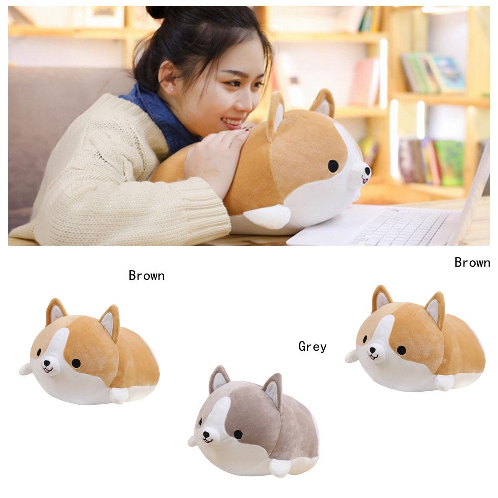 RAINBOW Chó Corgi Nhồi Bông Mềm Mại Kích Thước 35cm / 14 &quot;