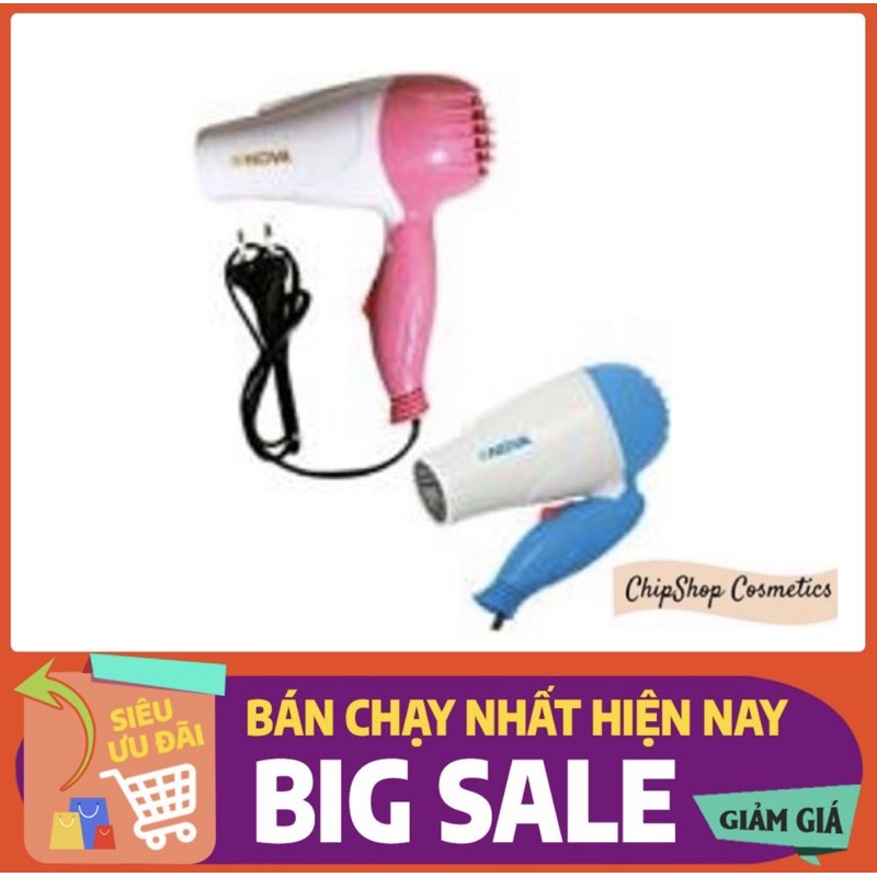 SẤY TÓC MINI NOVA 1000W NHỎ GỌN CHO ĐI DU LỊCH