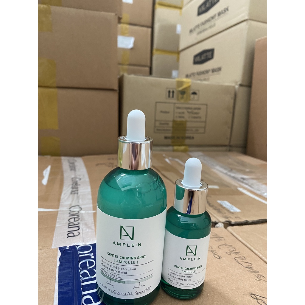 Tinh Chất Tế Bào Gốc Rau Má Phục Hồi Da Ample:N Centel Calming Shot Ampoule