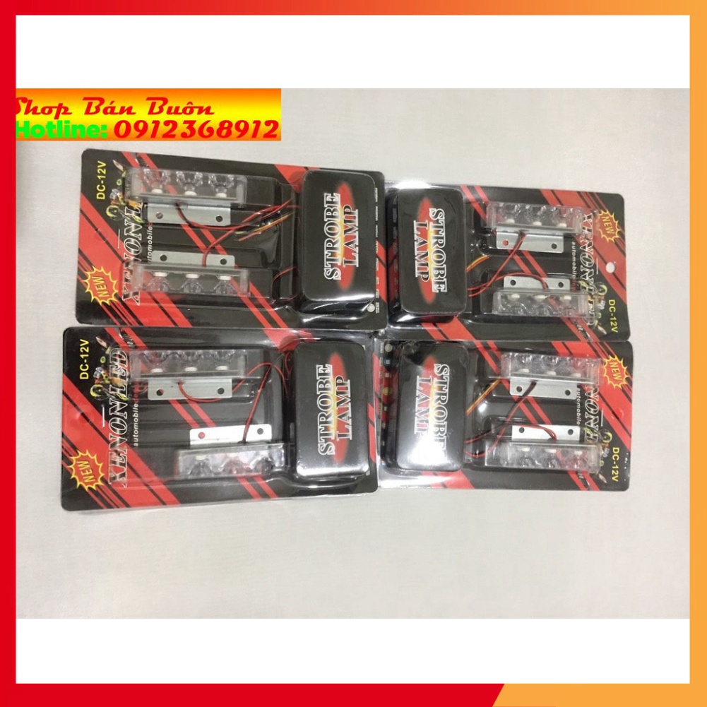 🌴🌴🌴 Đèn led police chớp cảnh sát màu xanh đỏ giá 1 cặp 🌴🌴🌴