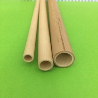 10 ống hút tre size lớn