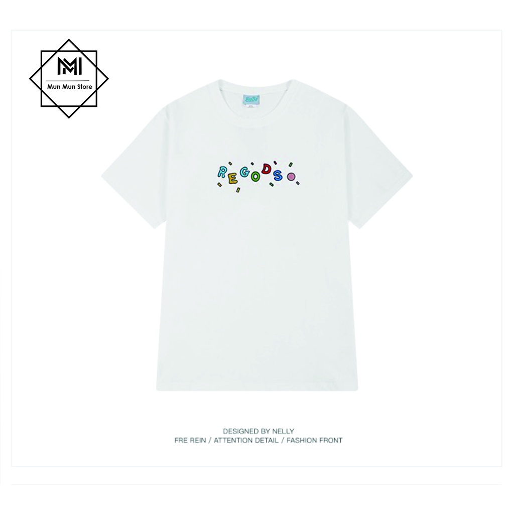 Áo Thun Unisex Form Rộng Tay Lỡ Hình Cây Kem MunMunStore, Áo Phông Nam Nữ Oversize L08