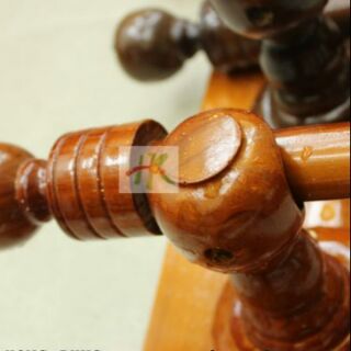 THANH TREO RÈM MÀN CỬA BẰNG GỖ phi 28 ĐỦ PHỤ KIỆN 1m ĐẾN 4m