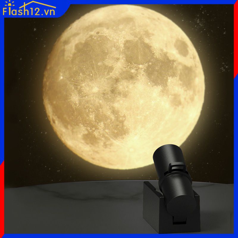 Đèn Led Chiếu Phông Nền Hình Trái Đất / Mặt Trăng / Ngôi Sao Trang Trí Phòng Ngủ Cho