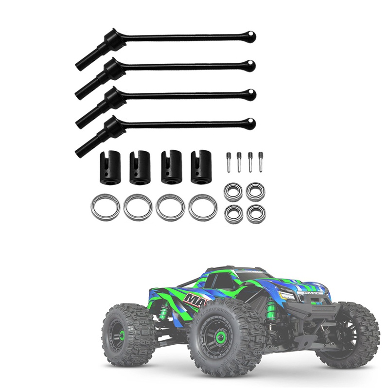 Set 4 Trục Truyền Động CVD Trước Và Sau Bằng Thép Cho Xe Điều Khiển Traxxas MAXX WideMaxx Tỉ Lệ 1 / 10