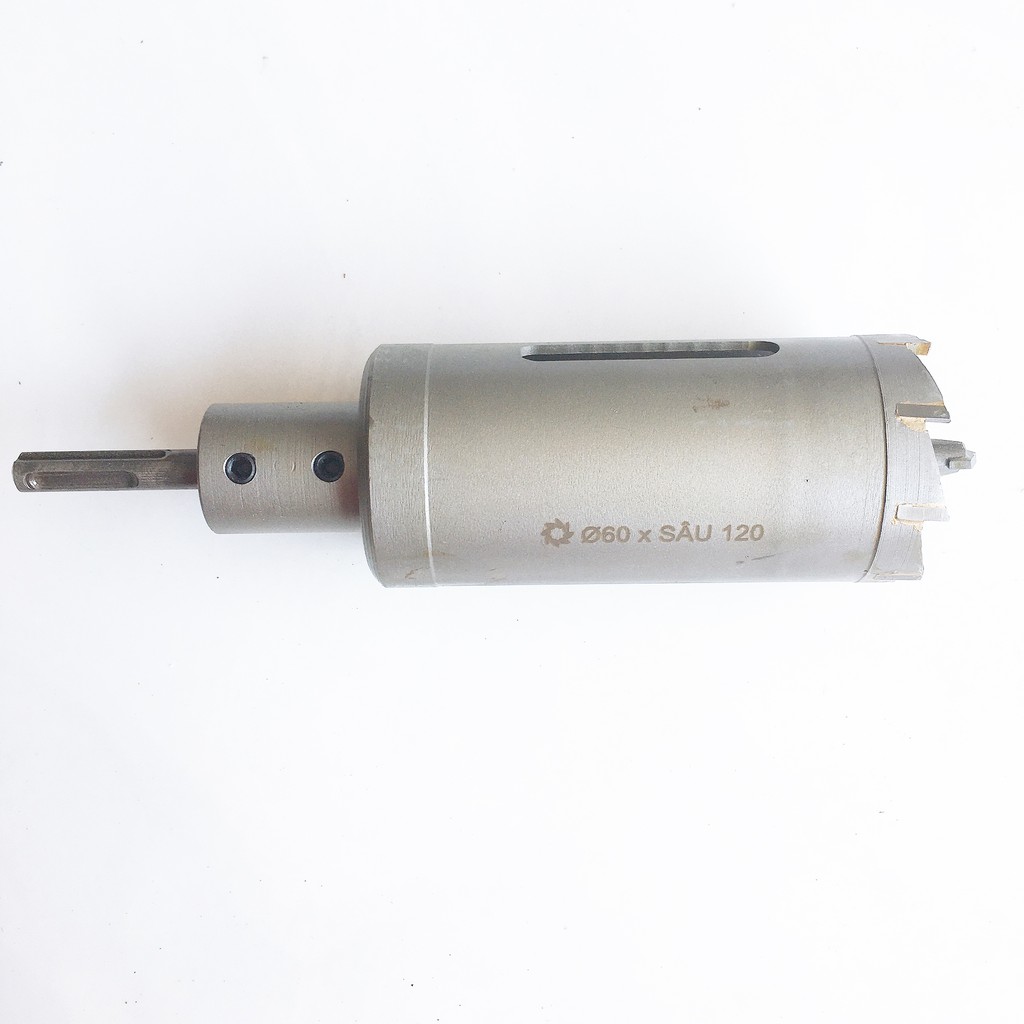 Mũi khoan rút lõi phi 60 sâu 120 [FREESHIP] khoét lỗ xuyên tường