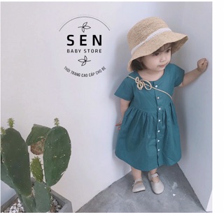 VÁY BABY DOLL THÔ MỎNG BÉ GÁI- ẢNH THẬT