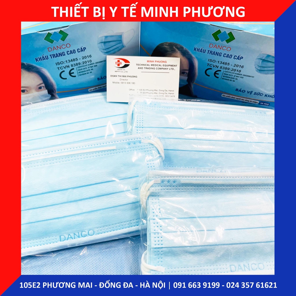 Hộp khẩu trang y tế 4 lớp kháng khuẩn DANCO cao cấp