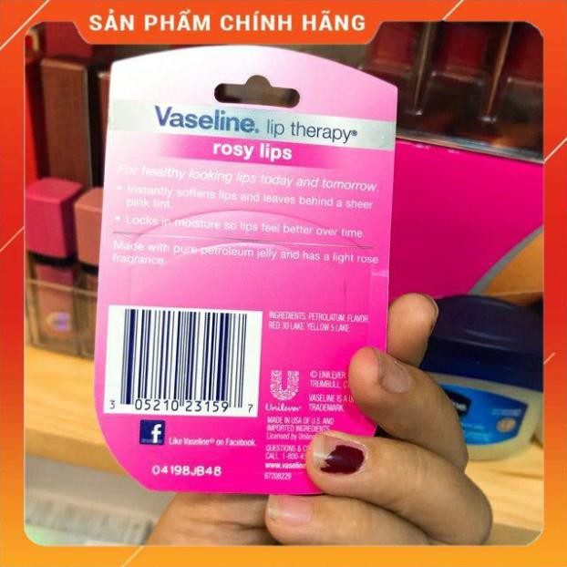 sỉ 24  hộp Son Dưỡng Môi Vaseline Mùi Hoa Hồng Lip 7g | BigBuy360 - bigbuy360.vn