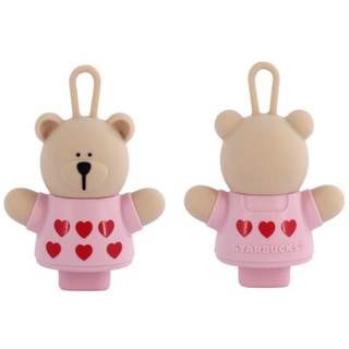 Nút Chặn Starbucks Stopper Vday Bear Pink Heart