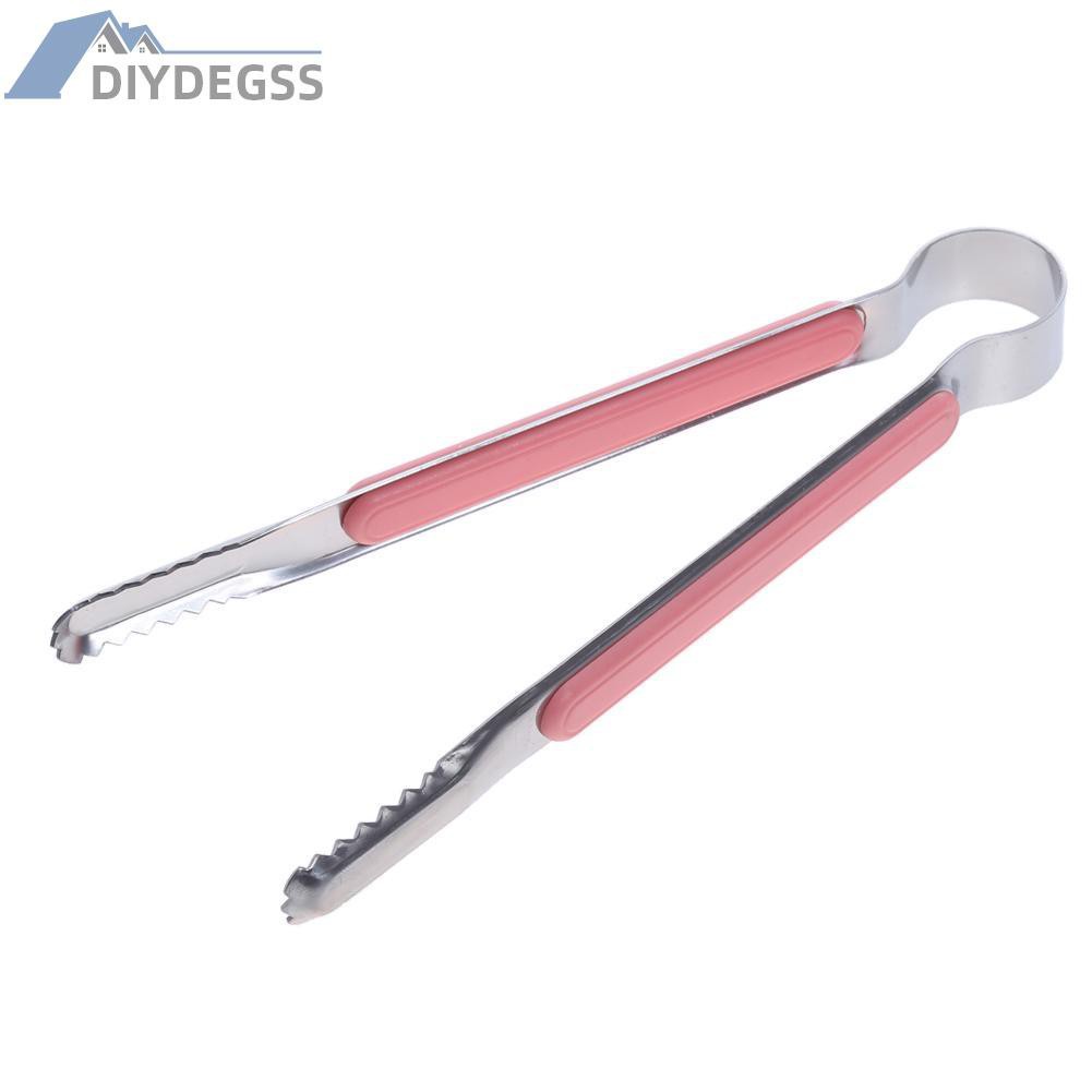 Diydegss2 Cooking Kitchen Tongs Food BBQ Salad Bacon Steak Bread Clip Clamp