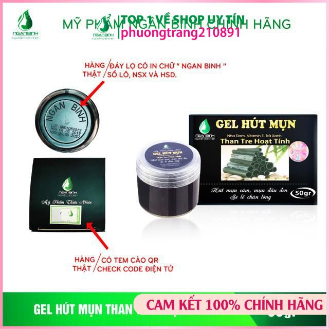 Gel hút mụn than tre hoạt tính loại bỏ mụn cám,lột mụn đầu đen, sợi bã nhờn nhanh chóng chỉ trong 1 bước đơn giản