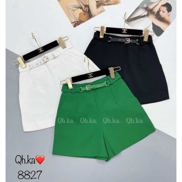 Quần sooc vải đai khuy hàng QCL1