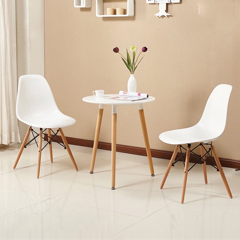 ⭐️ Ghế EAMES Chân Gỗ ⭐️ Ghế Làm Việc Chân Gỗ Sồi Đan Sắt Dành Cho Nhà Hàng, Cafe, Văn Phòng