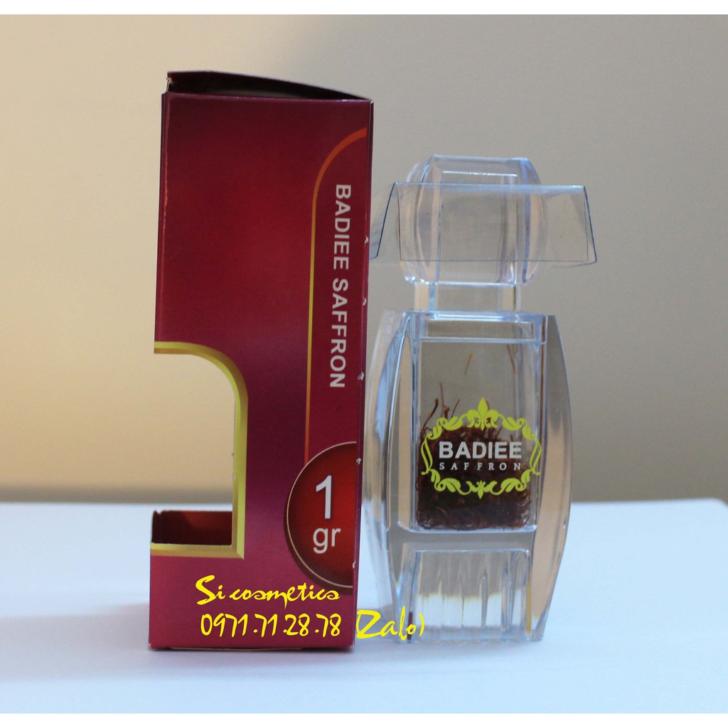 [ Cam kết hàng thật ] Nhuỵ Hoa Nghệ Tây Saffron Badiee chính hãng Iran 1gr | BigBuy360 - bigbuy360.vn