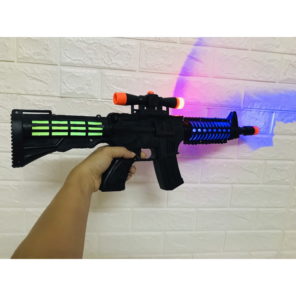 ĐỒ CHƠI SUNG AK PIN NHẠC