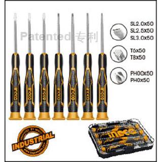 Bộ tuốc nơ vít điện tử 7 chi tiết INGCO HKSD0718