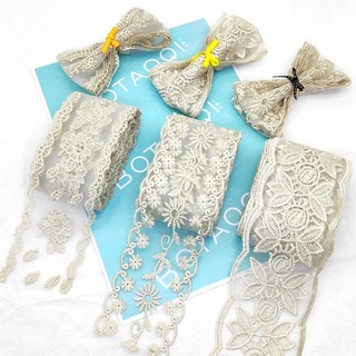 Cuộn ren thêu trang trí dài 1 yard g58