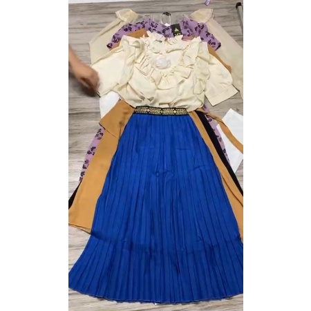 Sét chân váy dập ly ( phamnhi)