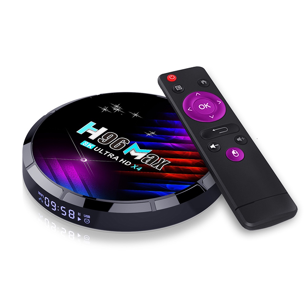 Đầu TV box H96 Max S905X4 4GB64G wifi android11.0 bluetooth 4.0 KèM Phụ KiệN
