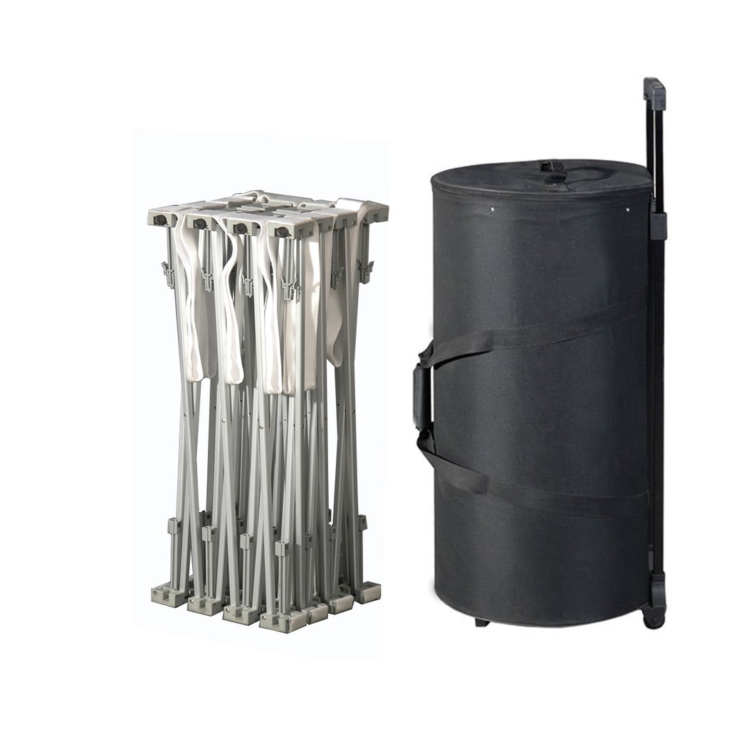 [Nhập khẩu chính hãng] Khung backdrop gấp xếp di động băng dính móc 226x226cm