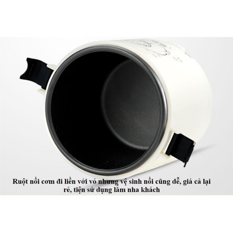 Nồi cơm điện, cặp lồng điện mini 2 trong 1 thế hệ mới - BH 3 tháng