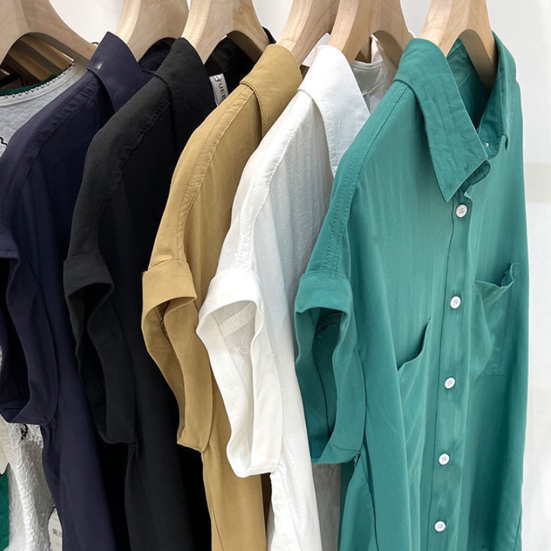 Áo nữ BH cổ polo màu trơn không tay thời trang phong cách