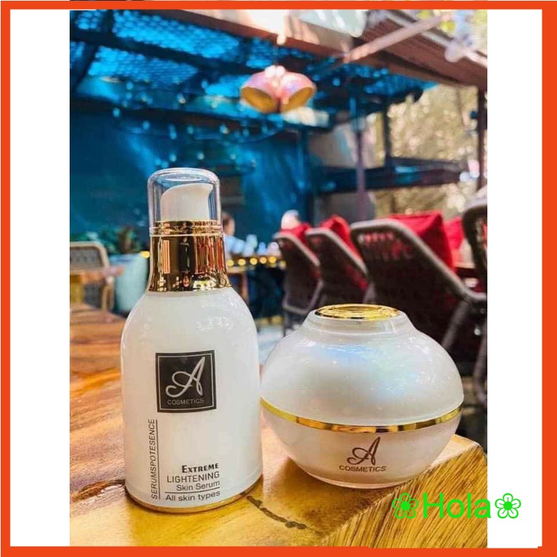 Kem Face A  + Serum A  Dưỡng Trắng Da Mềm Mịn Căng Bóng