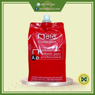 Kem uốn tóc Maia collagen uốn lạnh uốn nóng dập uốn 500ml 1000ml