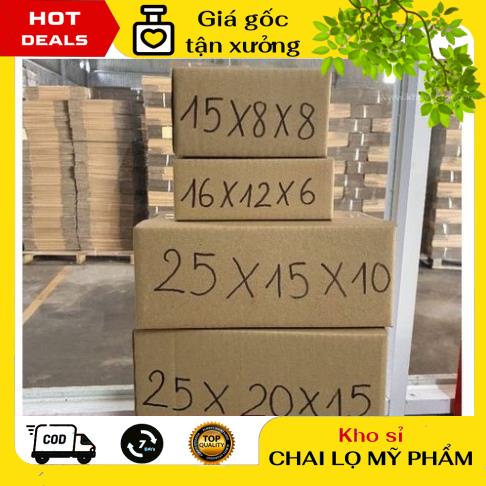 [GIÁ TẬN GỐC] [16x12x6] Thùng Hộp Carton Đóng Gói Hàng , phụ kiện du lịch