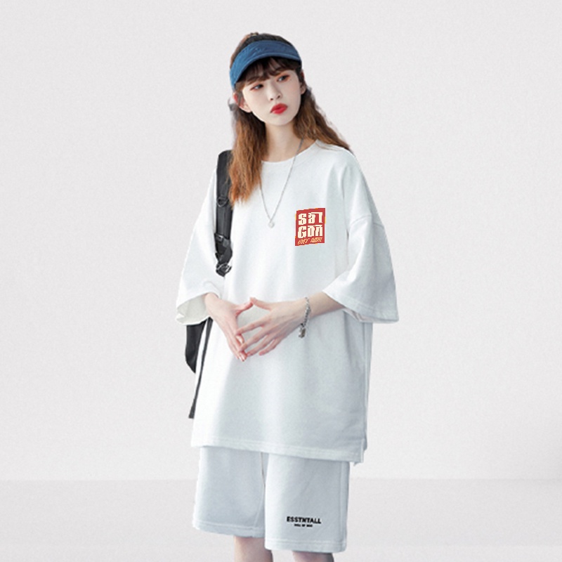 Áo Thun Tay Lỡ Sài Gòn Unisex Form Rộng Cổ Tròn  Áo Phông Tay Lỡ Chất Vải Cotton Thiết Kế Độc Lạ Phong Cách Hàn Quốc | BigBuy360 - bigbuy360.vn