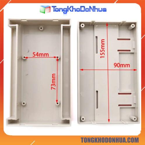 Hộp nhựa PLC 160x95x56mm - Nhận gia công mạch điện SMT - CNC hộp nhựa theo yêu cầu