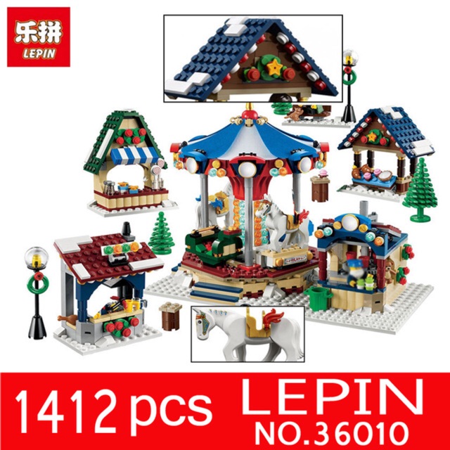 Lepin mã 36010 ngôi làng tuyết trắng - Đồ chơi xếp hình, lắp ráp thông minh