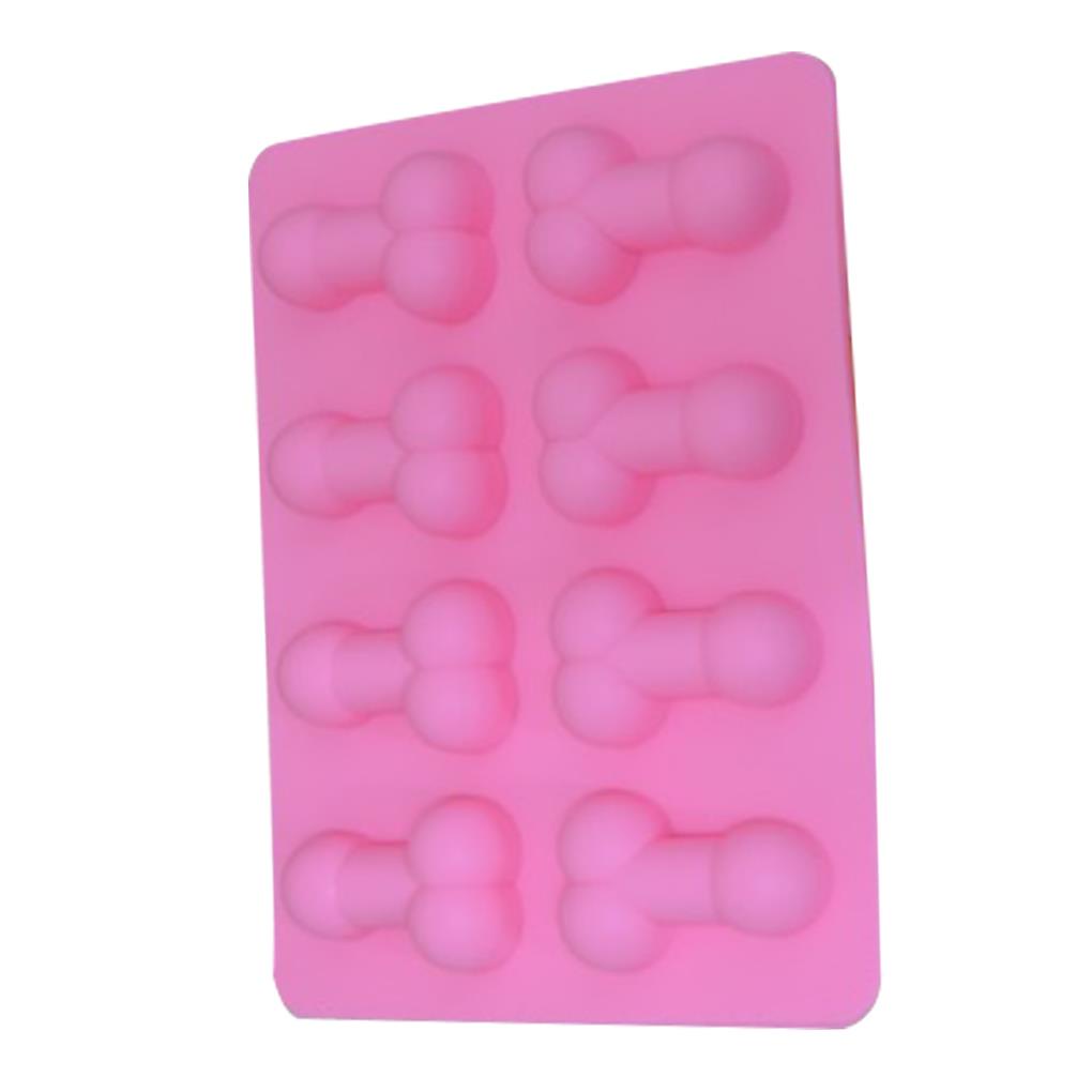 Khuôn Silicone 8 Ngăn Làm Bánh Kẹo DIY Tiện Dụng