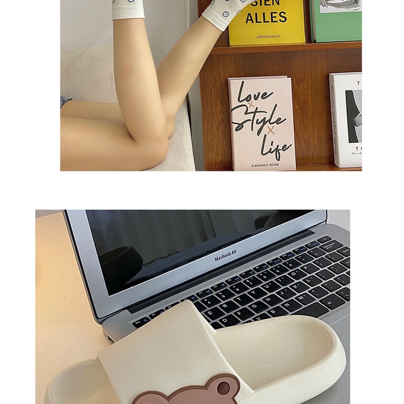 Dép đi trong nhà chống trượt thiết kế họa tiết hoạt hình đáng yêu cho nữ