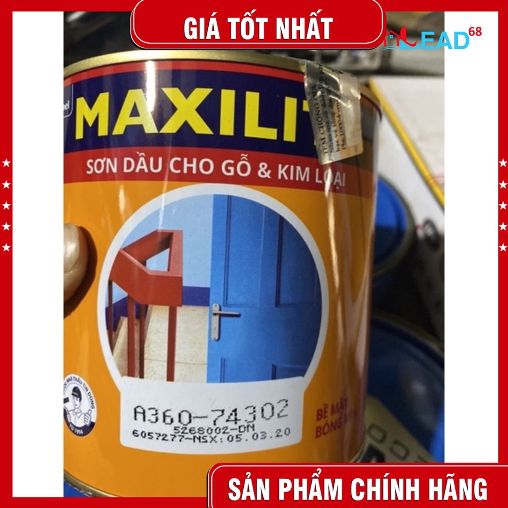 Sơn MAXILITE  dùng cho gỗ và sắt 800ml