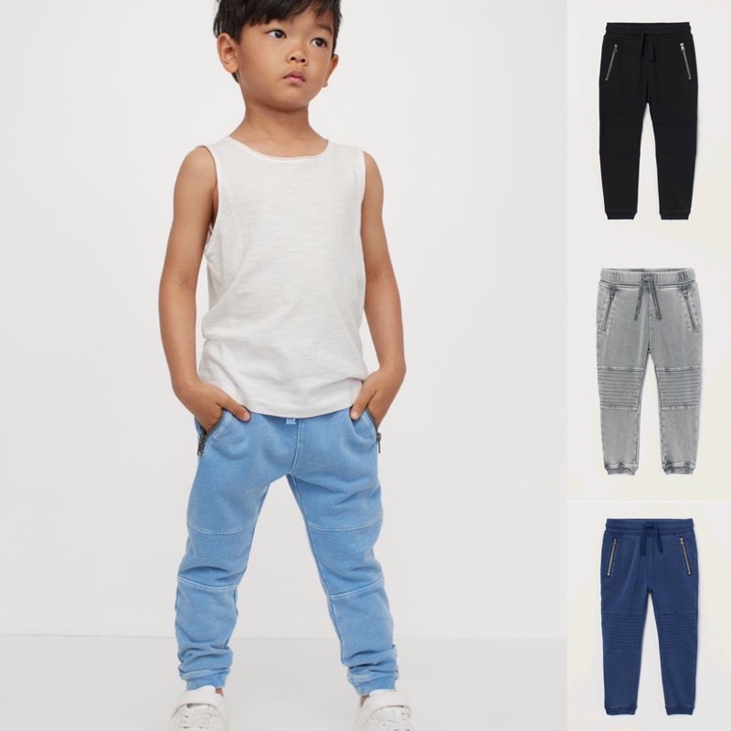 Quần nỉ Jogger HM dư xịn bé trai