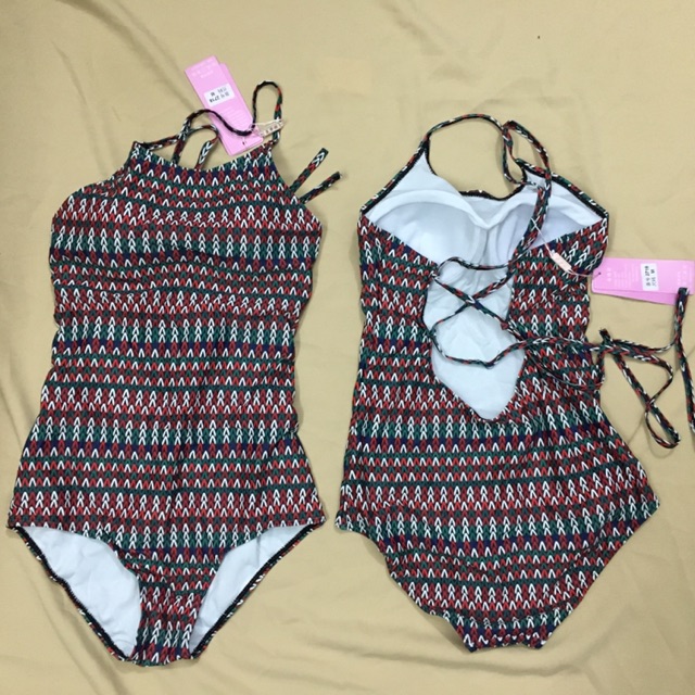 CÓ SẴN Đồ bơi liền mảnh họa tiết thổ cẩm