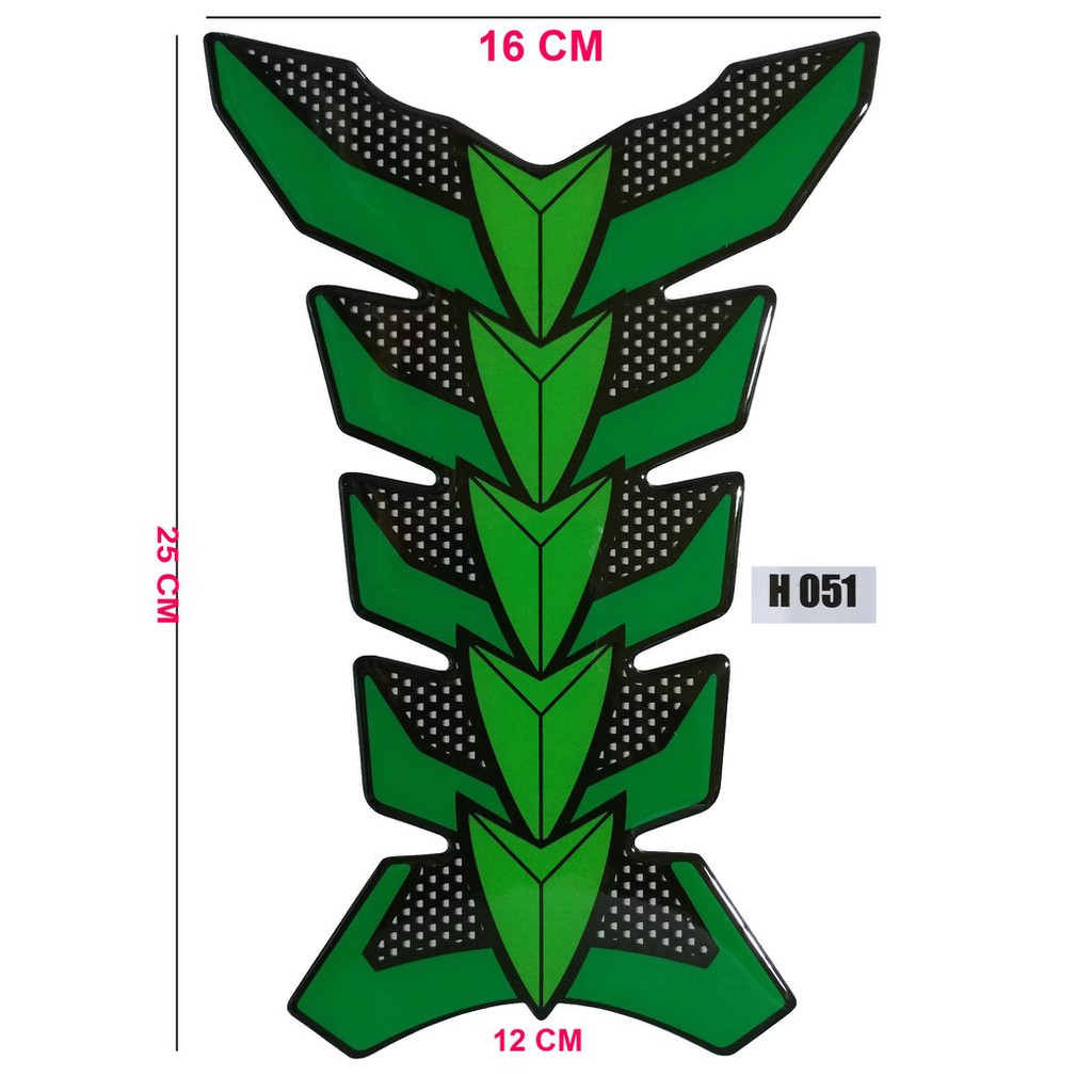 DECAL DÁN BÌNH XĂNG MOTO - H 051