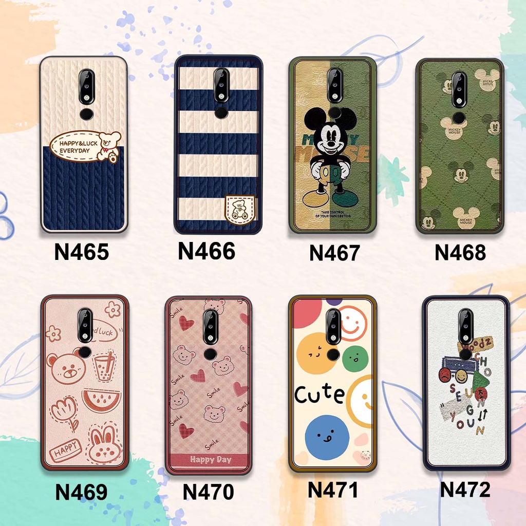 Ốp Nokia X5 / X6 bộ hình thiết kế độc lạ siêu dễ thương. hàng cao cấp siêu bền
