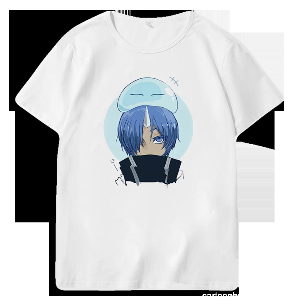 That Time I Got Reincarnated as a SlimeT shirt  Cartoon Tee Family Matching T-shirt Mommy/daddy and Kids Printed Graphic Short Sleeves T-Shirt Children Boys Girls Summer