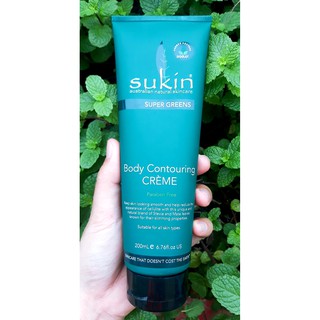 [SALE XẢ HÀNG][SUPER GREENS] Kem Dưỡng Thể Sáng Mịn Da Sukin Super Greens Body Contouring Creme 200ml