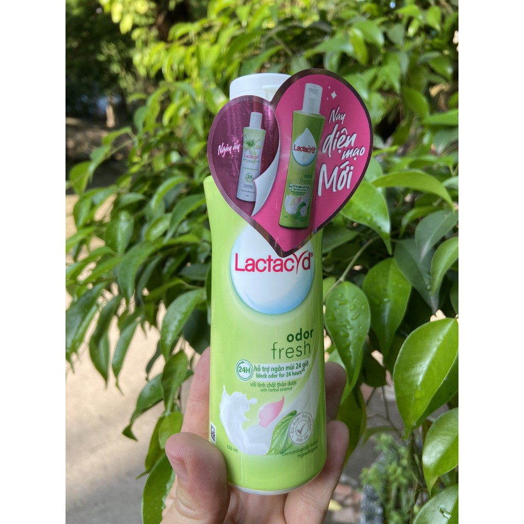 DUNG DỊCH VỆ SINH PHỤ NỮ LACTACYD NGÀY DÀI TƯƠI MÁT 150ML