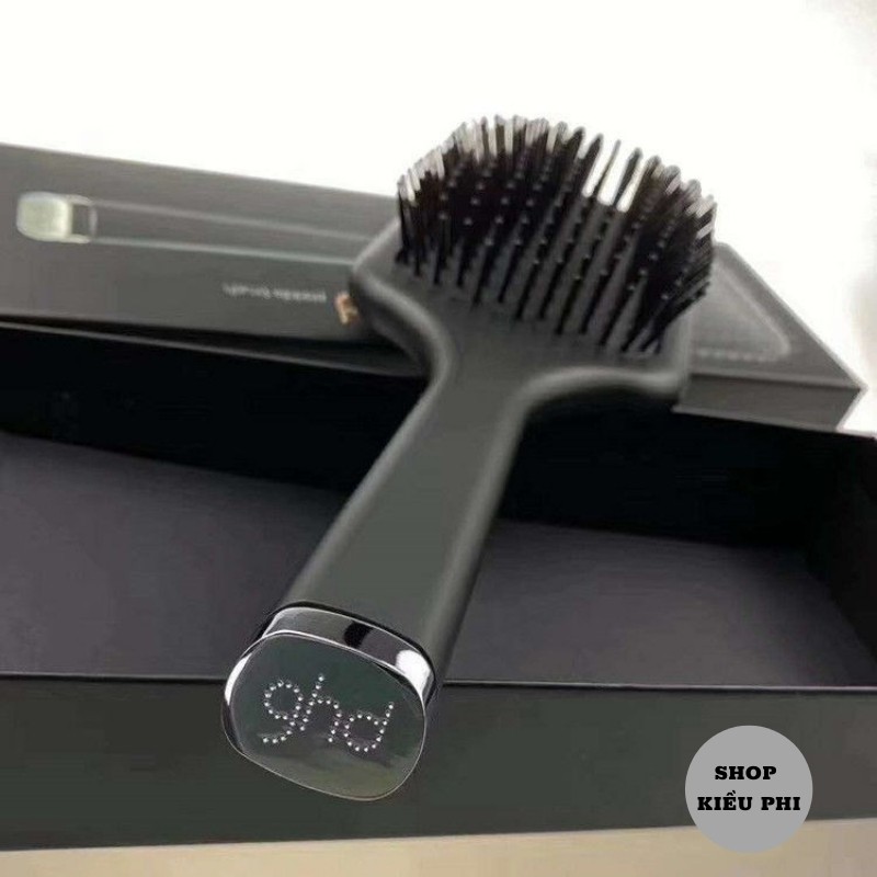 Lược gỡ rối GHD Paddle tròn to chống rối tóc massage da đầu