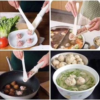 Dụng cụ chia thịt viên chả cá siêu nhanh