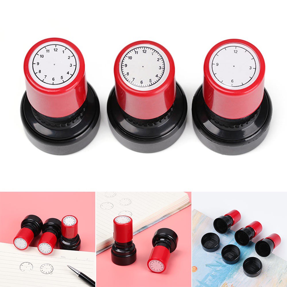 Con Dấu In Hình Đồng Hồ Dùng Dạy Học Cho Bé