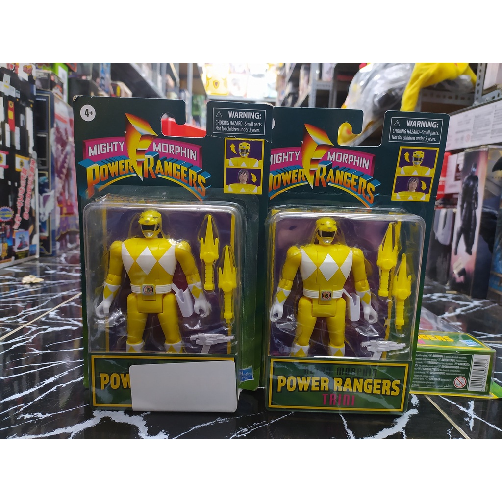 MÔ HÌNH MIGHTY MORPHIN POWER RANGERS RETRO