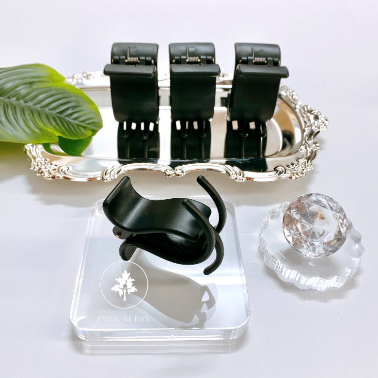 Kẹp Tóc Càng Cua Nhám Đen 3 Răng, 5 Răng, Kẹp Gắp Tóc