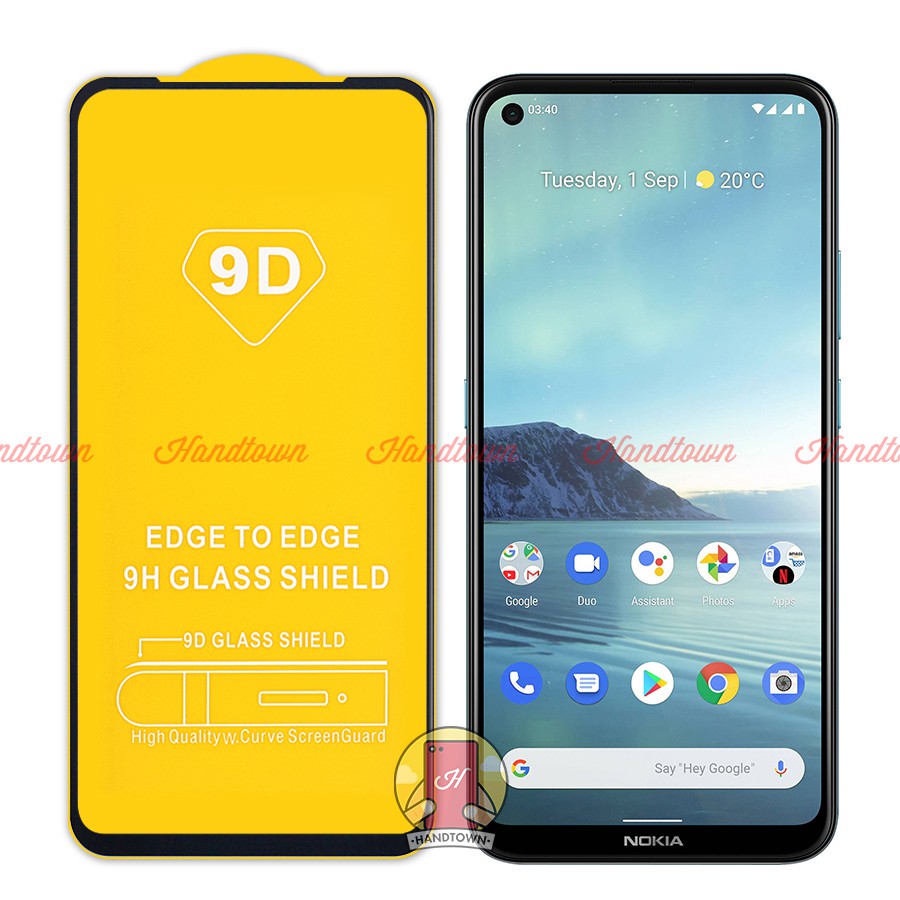 Kính Cường Lực 9D Nokia 3.4 nokia3.4 Full Màn Đen Full Keo Không Chấm Li Ti Chống Va Đập Bảo Vệ Màn Hình Khỏi Trầy Xước